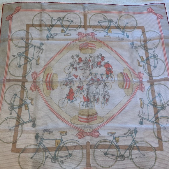 Hermes Les Becanes 70 Mousseline Scarf - Picture 1 of 7